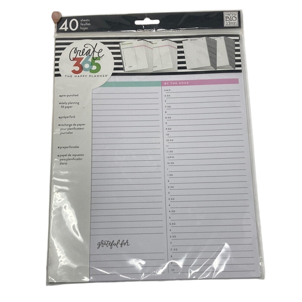 Happy Planner Fill Pages